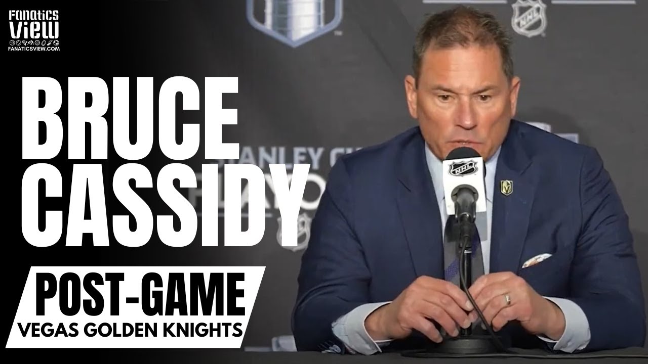 Bruce Cassidy Reacts to Vegas Golden Knights GM4 Loss vs. Edmonton ...