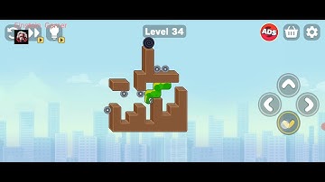 Snake Puzzle Slither to Eat level 34 Walkthrough Solution 