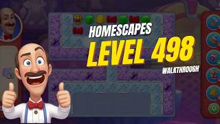 Homescapes Level 498 Solution | Quick Clear 😮⚡ screenshot 5