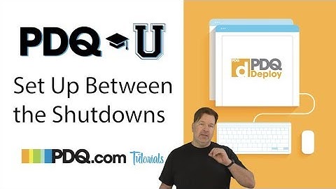 Set Up Between the Shutdowns