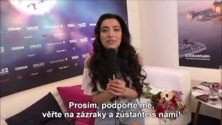 Samra (Ázerbájdžán) zdraví české fanoušky a čtenáře webu ESCportal