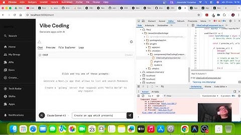 Developing a #vibecoding tool inside #Backstage