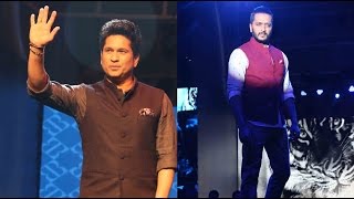 Sachin Tendulkar Launches his own Clothing Brand ‘True Blue’, Riteish Deshmukh walks the Ramp for it