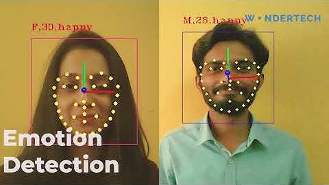AI Camera Detection | WonderTech | Facial | Emotion | Age | Gender | Gesture | Pose Detection