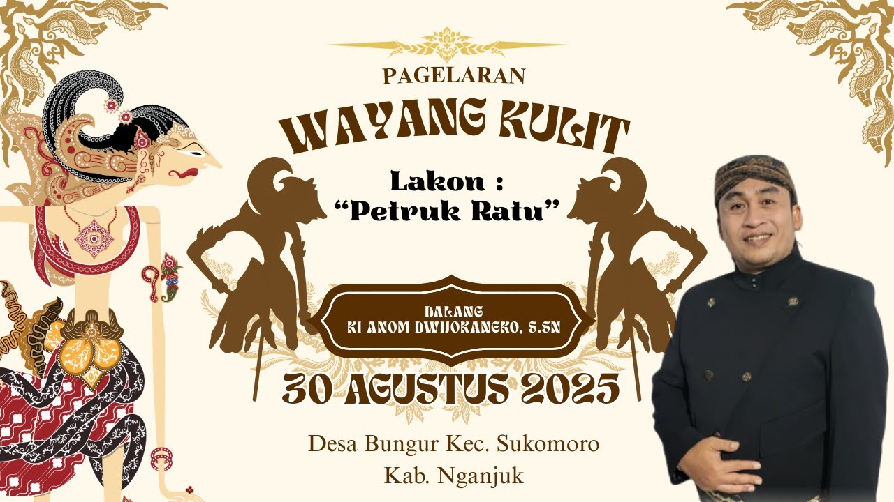 🔴LIVE WAYANG KULIT DALANG KI ANOM DWIJOKANGKO, S.Sn 