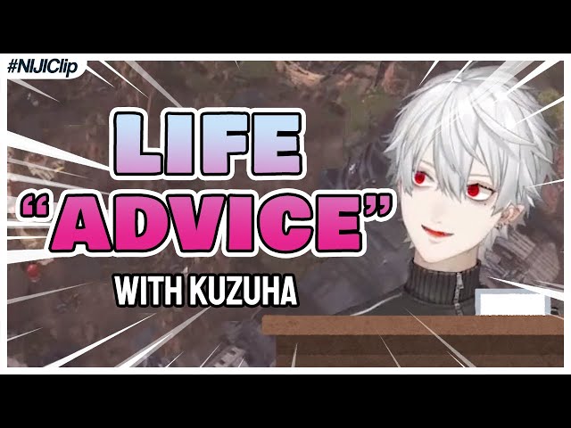 Kuzuha Gives Chat Valuable Life Advice (VTuber/NIJISANJI Moments) (Eng Sub)のサムネイル