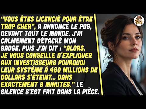 Licencié Pour Être ‘‘Trop Cher’’, J’ai Fermé Leur Entreprise À 480 Millions De Dollars.
