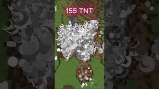 155 TNT EXPLOSİON ON MİNECRAFT #minecraft #gaming #minecraftshorts