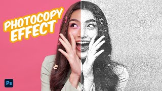 Photocopy Effect Photoshop Tutorial (QUICK & EASY)