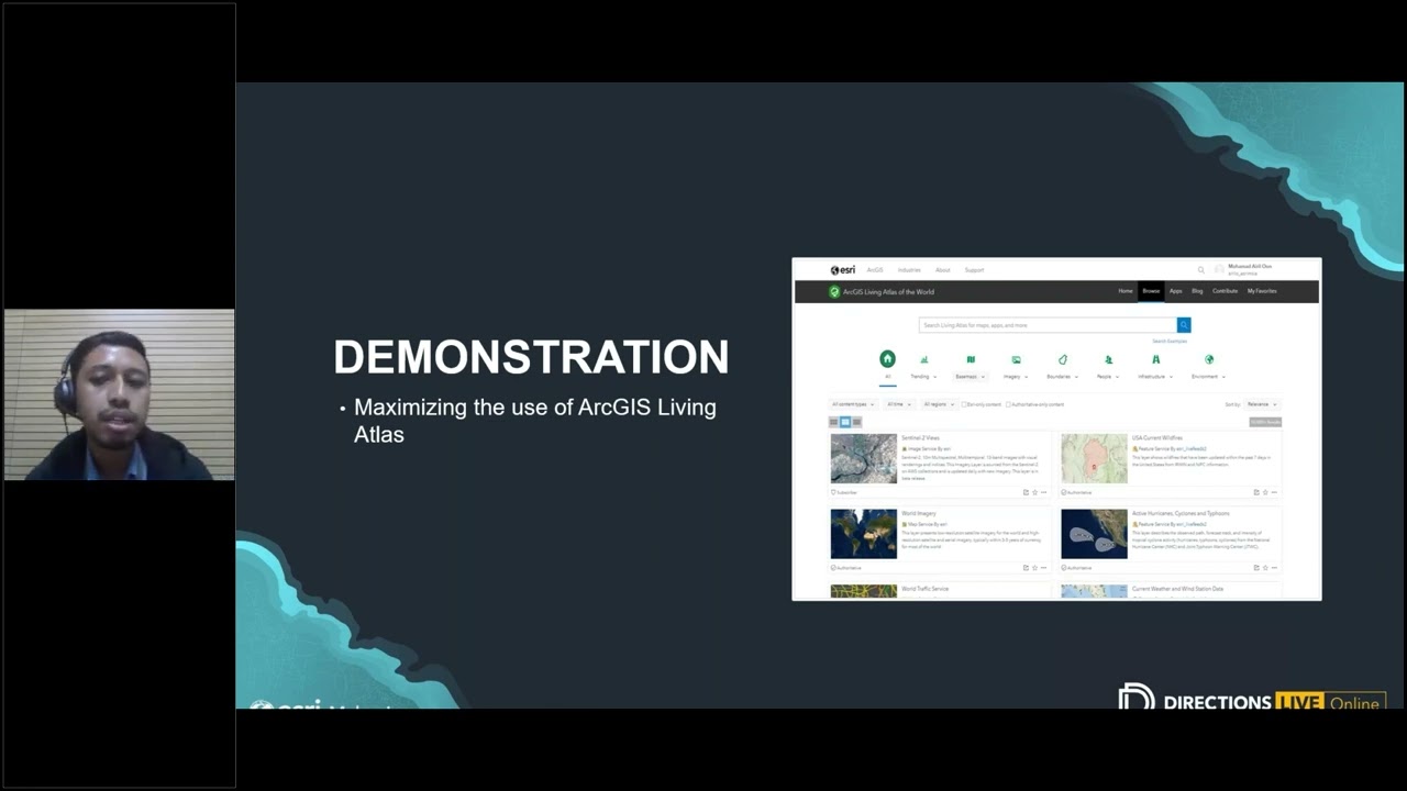 Mapping with ArcGIS Living Atlas