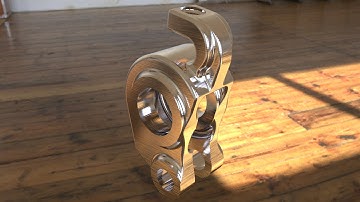 Kompas 3D - Механизм переключения - Деталь №1 - Каретка