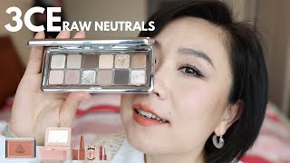 3CE RAW NEUTRALS Eyeshadow Palette REVIEW! Do you need this one