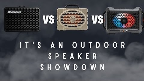 Soundboks Go Vs  Turttlebox Vs  EcoXGear Defender