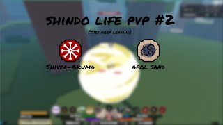 shindo life pvp #2 (apol-sand+shiver akuma)