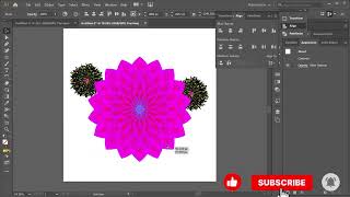 Easy And Quick Flower Design Adobe Illustrator Tutorial | #illustrator