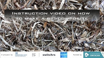 Instruction video of making a bio composite