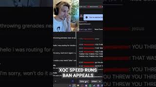 XQC Speed Runs Twitch Ban Appeals