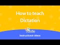 How to teach dictation