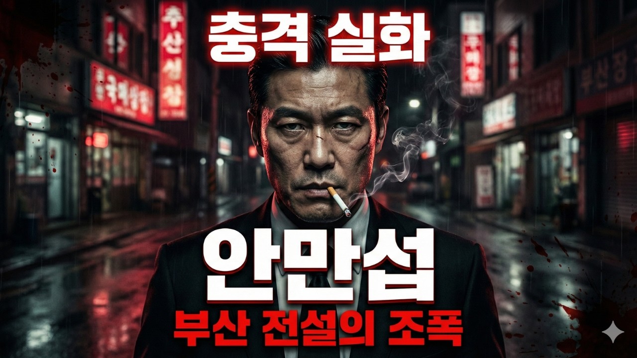[충격 실화] 부산 전설의 조폭 안만섭, 피로 물든 일대기
