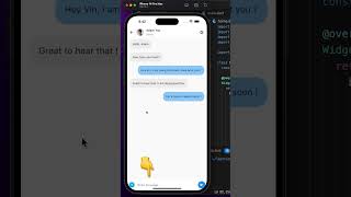 Flutter Chat App UI #youtubeshorts #shorts #flutter #flutterforbeginners #fluttertutorial