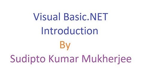 Create a VB.net application in less than an hour