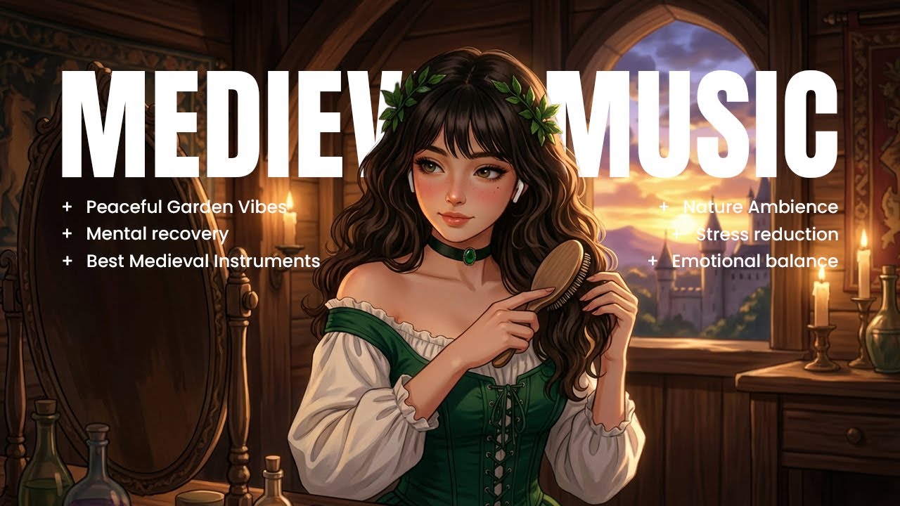 Moonfire Glade – Mystical Medieval Instrumental for Calm & Study