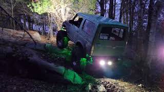 Suzuki Samurai Off-road trails, Rocks and Rollover!  TRE4X4 USA