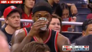 Terrence Ross Crazy Wind Mill Dunk Raptors vs Magic December 18 2016