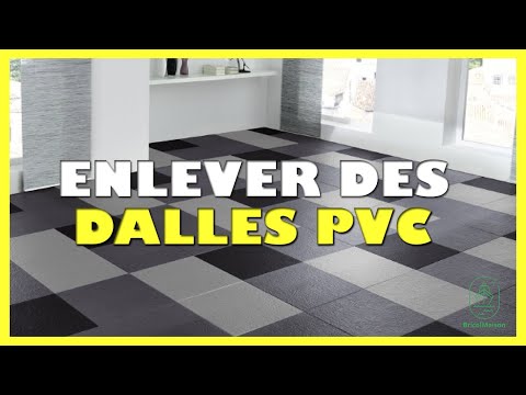 Comment enlever des dalles pvc collées au sol