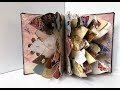 Flag Book - One of a Kind Handmade Book - (USE UP YOUR SCRAPS!)