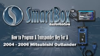 How to Program a Transponder Key to a 2004 - 2006 Mitsubishi Outlander Outlander 2006 Key Programming