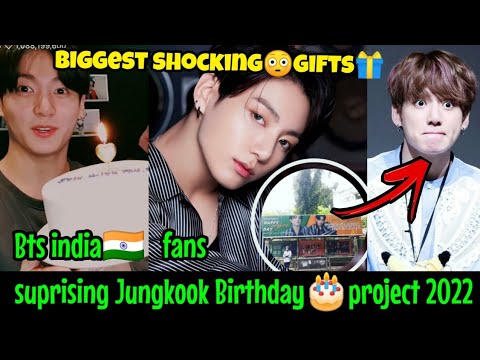 India fans suprising Jungkook birthday🎂project 2022😲| biggest shocking