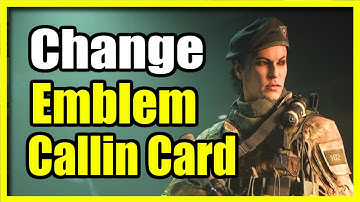 How to Change Calling Card & Emblem in COD Warzone (Black Ops 6)