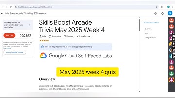 Skills Boost Arcade Trivia May 2025 Week 3 Quiz answer|| #quiz #googlecloud #swags