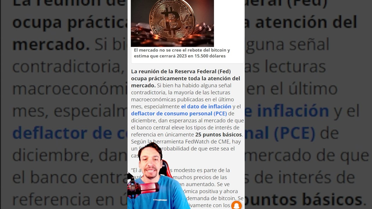 Bitcoin atento a los datos de la Reserva Federal - YouTube