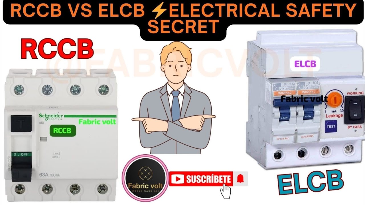 Electric Rlcb 🪛RCCB vs ELCB Explained | Full Details 3D Animation | Electrical Safety ...