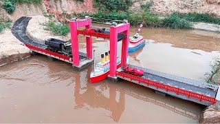 Construction of modern lift bridge