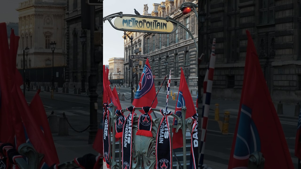 Paris is ready for the #uclfinal 🔥❤️💙