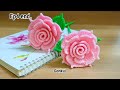 Ep4 End Assembly Flower Easy Crochet Rose Pink Tutorial Crochet Flower Bouquet Crochetflower 
