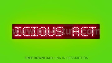 Report Suspicious Activity Scrolling Red Dot Matrix LED Text Animation on Green Screen Seamless Loop