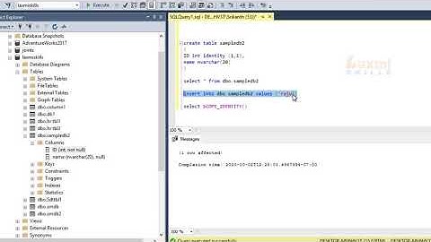 How to get the last generated identity column value in SQL Server Telugu | SQL Telugu