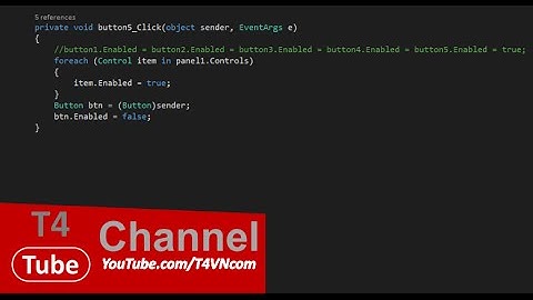 T4vn.com - [C#] Hướng dẫn Enable Control trong panel sử dụng panel.Controls