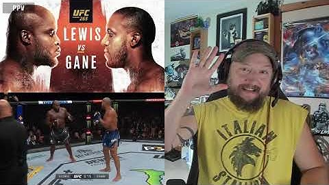 UFC 265 LEWIS VS GANE HEAVYWEIGHT CHAMPIONSHIP REACTION BUFFER GOES NUTS! RE-EDIT