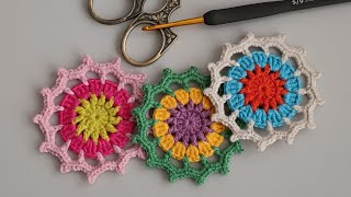 Unlock Your Crochet Potential with the Most Sought-After Round Flower Motif pattern