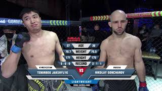 MMA Series-23: Time of new heroes | Jakshylyk Temirbek (Kyrgyzstan) - Nikolay Goncharov (Russia)