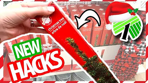 🎄Grab $1 CHRISTMAS TREES from Dollar Tree!! *ALL NEW HACKS & DIYs*