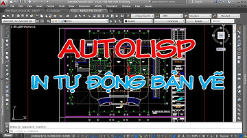 ✔ AutoLisp - In Tự Động Bản Vẽ Trên Model Autocad - Autocad PhuongTk | NESA iCAD