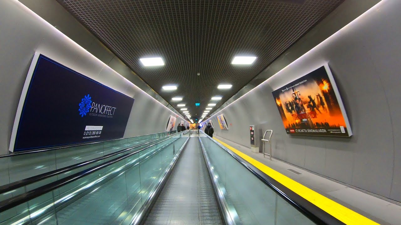 Gayrettepe - Zincirlikuyu Metrobus Tunnel | Istanbul 🇹🇷[4K]