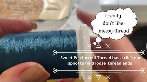 How to keep your spool of thread tidy - Incredi thread