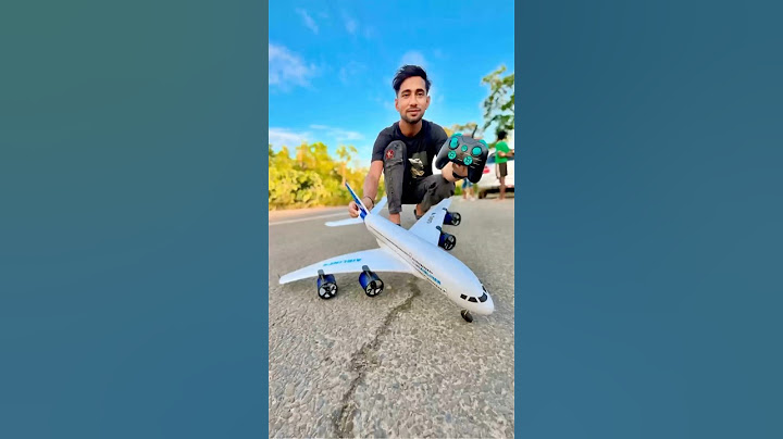Big Remote Control Airplane Flying Testing